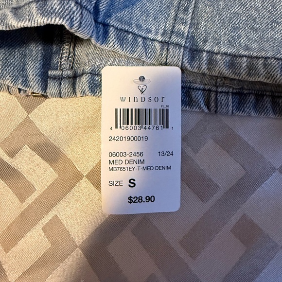 Windsor Light Blue Denim Top - Picture 2 of 3